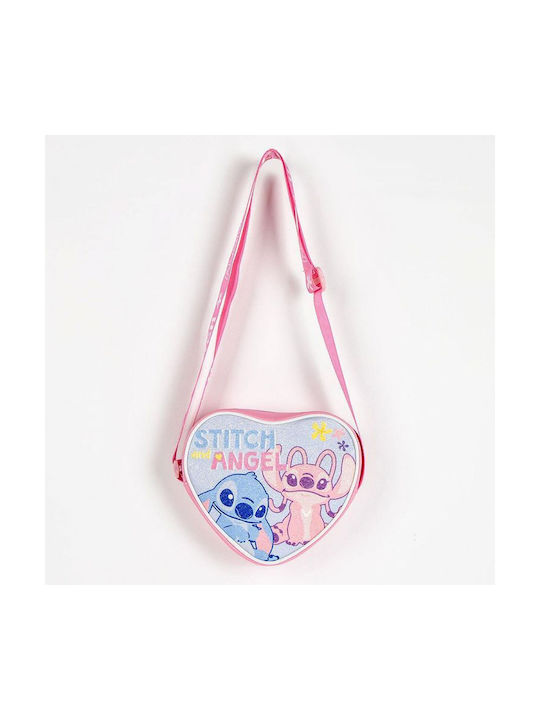 Shoulder Bag 14cm Disney Lilo & Stitch Heart