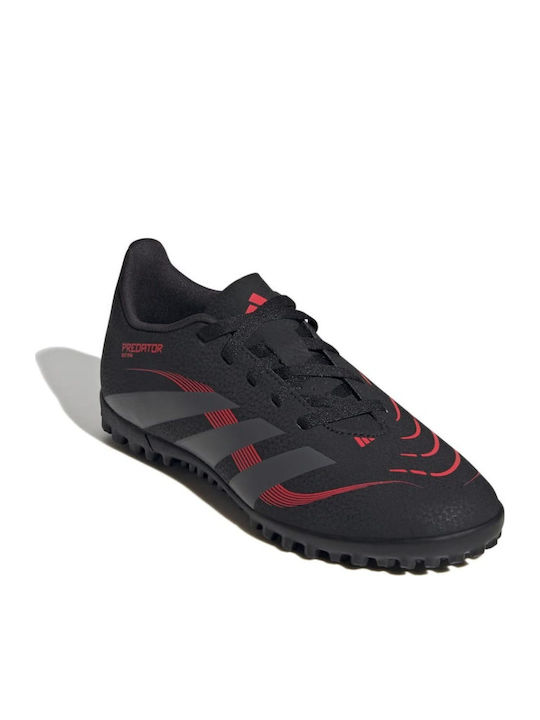 Predator Club TF Ghete De Fotbal Pentru Copii Cu Talpă Cu Crampoane Negre