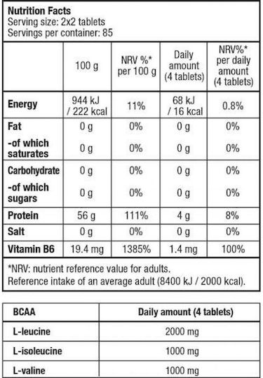 Biotech USA BCAA+B6 4000mg 100 tabs