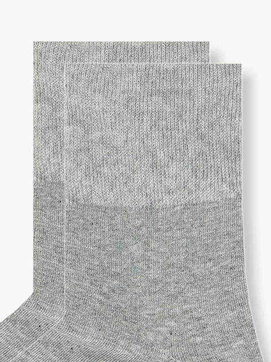 Cotton Solid Color Socks with Loose Elastic 3 Pairs Ytli