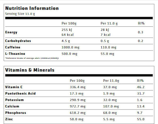 USN BCAA Power Punch Energy 400gr Orange Mango