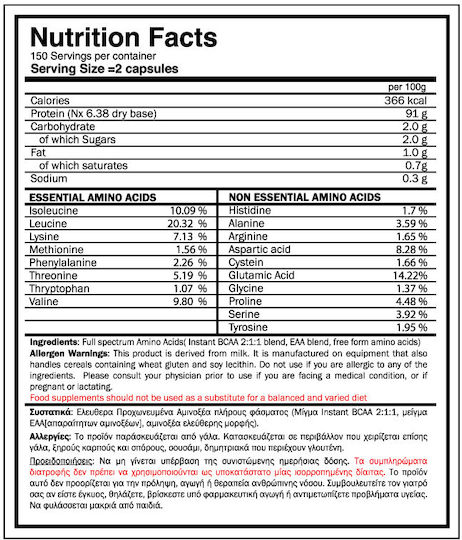 GoldTouch Nutrition Full Spectrum Amino 300 Capsules Full Spectrum