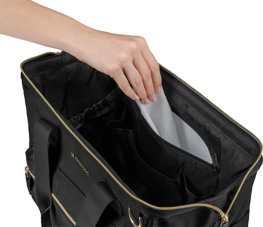 Kikka Boo Shoulder/Hand Diaper Bag Maxi Black 40x27x22cm.
