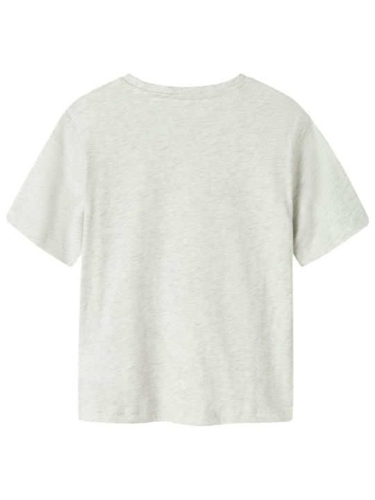 Name It Children's T-shirt Light Grey Mela