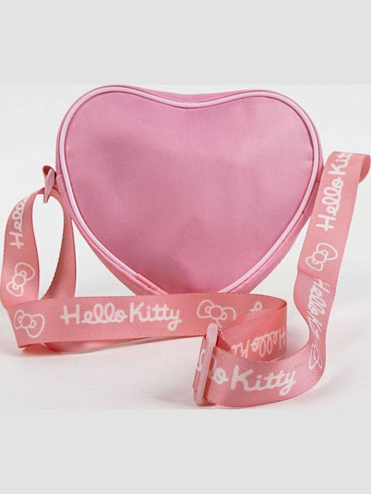 Τσαντάκι Ώμου 14εκ Hello Kitty Καρδιά Τσαντάκι Ώμου 14εκ Hello Kitty Καρδιά