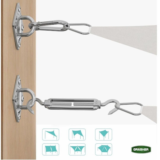 Grasher Connector for Pergola made of Wood 6pcs