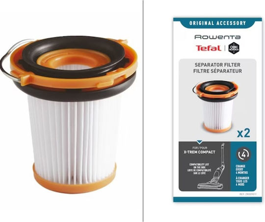 Set 2 Rowenta X-trem Compact Zr009011 Separator Filters