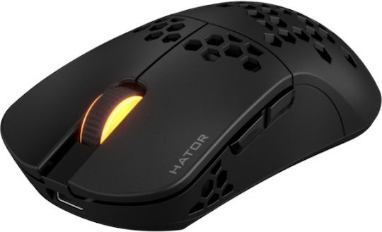 HATOR Stellar Pro Ασύρματο RGB Gaming Ποντίκι 26000 DPI Μαύρο