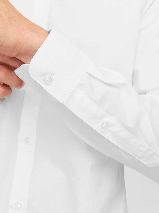 Long-sleeved Cotton Shirt White