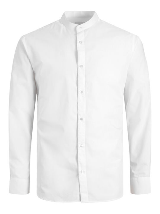 Long-sleeved Cotton Shirt White