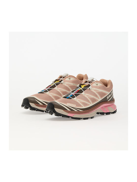 Xt-6 Sport Shoes Trail Running Mahogany Rose / Earthb / Flamin