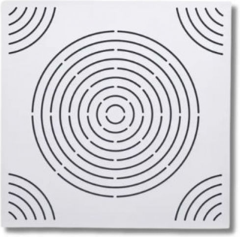 Audiodesigner Circle Sound Absorbing Panel (1pcs) 50cm x 50cm x 50mm in White Color