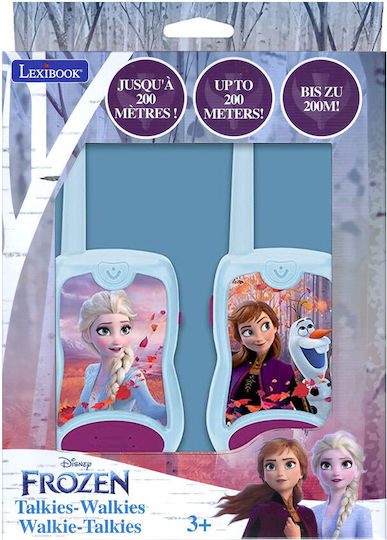 Lexibook Παιδικά Walkie Talkies Frozen Γαλάζιο για 3+ Ετών 2τμχ