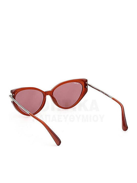 Max Mara Women's Sunglasses with Pink Frame and Pink Lens MM 0028 44S