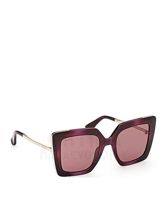 Max Mara Women's Sunglasses with Burgundy Frame MM 0051 83W