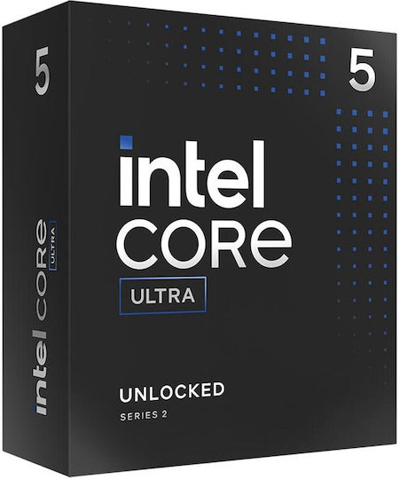 Intel Ultra 5 225 3.3GHz Επεξεργαστής 10 Πυρήνων για Socket 1851 σε Κουτί με Ψύκτρα