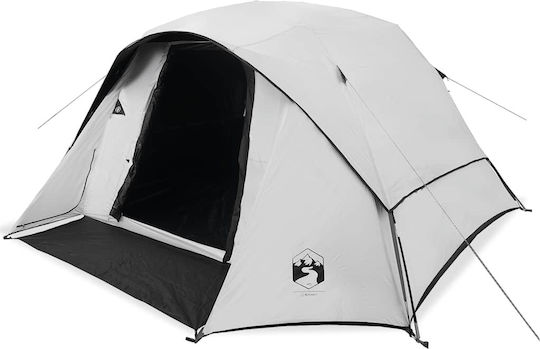 vidaXL Camping Tent White 3 Seasons for 6 People