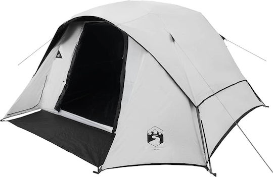 vidaXL Campingzelt Weiß mit Doppeltuch für 6 Personen 317x346x195cm