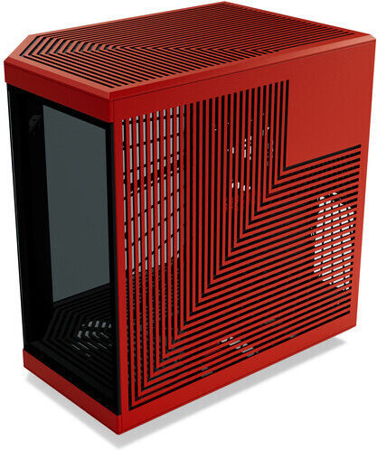 HYTE Y70 Touch Infinite Gaming Midi Tower Computer Case with Side Window Black Cherry