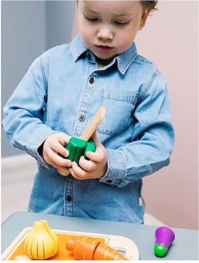 Joueco Cutting Vegetables από Ξύλο για 3+ Ετών 14τμχ