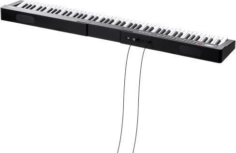Vevor Electric Stage Piano 88JBPZSMGQ88WU1LTV2 Set with 88 Semi-Weighted Keys Built-in Speakers and Connection with Headphones