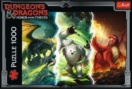 Dungeons & Dragons: Monștri Legendari din Faer Puzzle 2D 1000 Piese