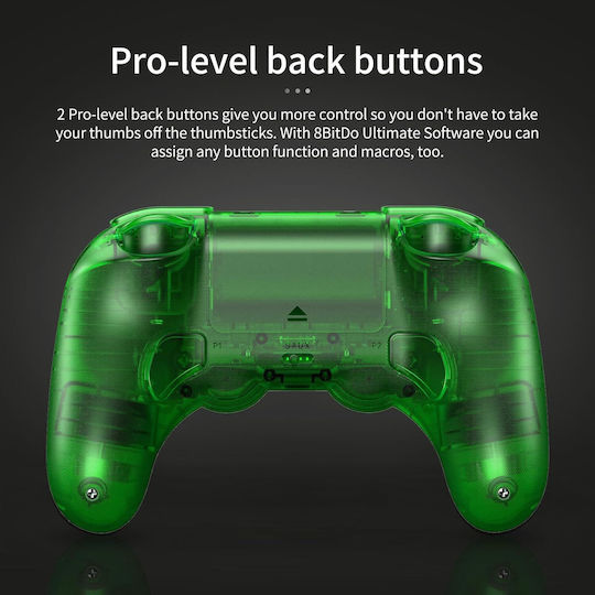 8Bitdo Pro 2 Hall Edition Wireless Gamepad for Android / PC / Switch Jade Green
