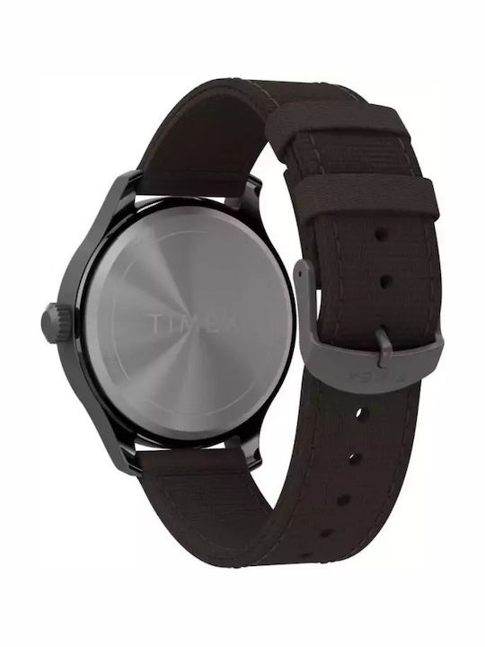 Timex Expedition Field Ανδρικό Ρολόι Μπαταρίας με Καφέ Δερμάτινο Λουράκι