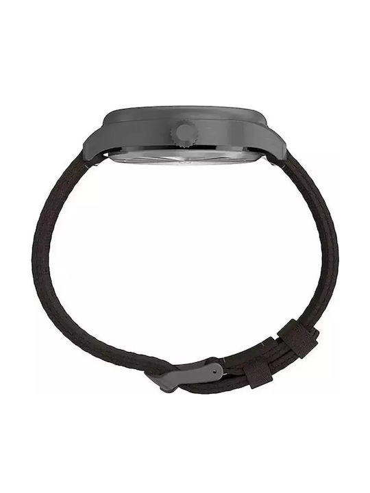 Timex Expedition Field Ανδρικό Ρολόι Μπαταρίας με Καφέ Δερμάτινο Λουράκι