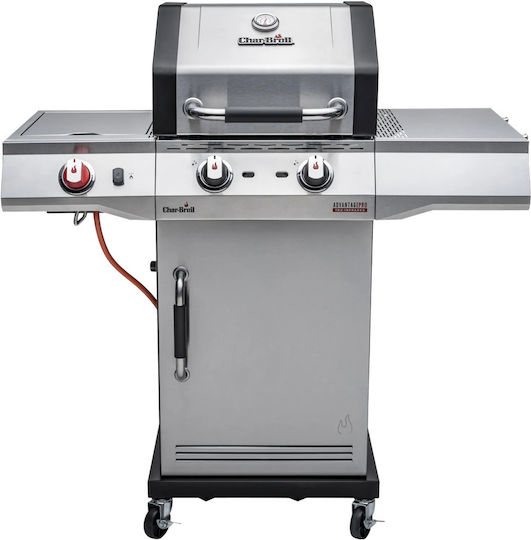 Advantage Pro S 2 Grătar pe gaz Din fontă Grătar 45bucx43.5buccm cu 2 buc 6.15kW și Arzător Lateral Infraroșu