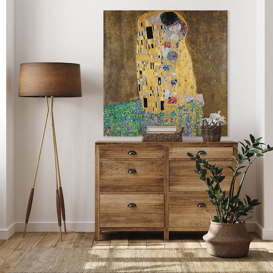 Πίνακας Καμβά Γκουστάβ Κλιμτ Φιλί Knv2558 40cm X 40cm