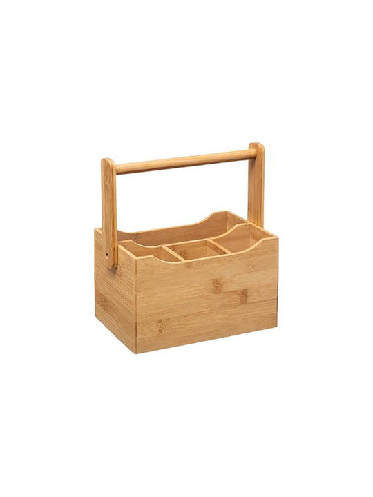 5Five Kitchen Sink Organizer from Wood in Brown Color 20.5x14x24cm 169187