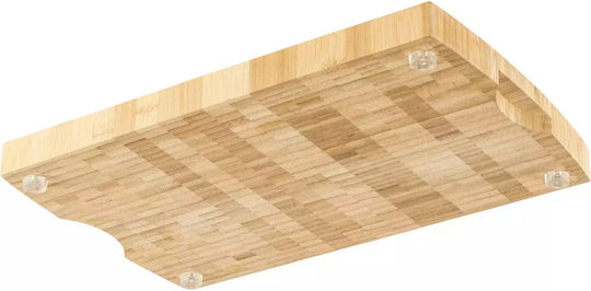 Zassenhaus Rectangular Bamboo Chopping Board Brown 40x25cm