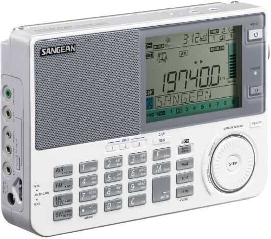 Sangean ATS-909X2 Tragbares Radio Weiß