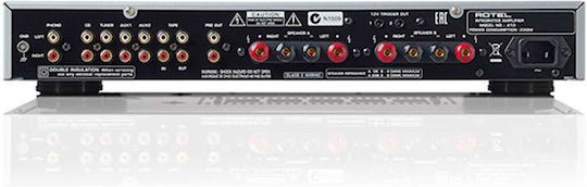 Rotel A10 MKII Integrated Hi-Fi Amplifier Stereo 50W/8Ω Silver