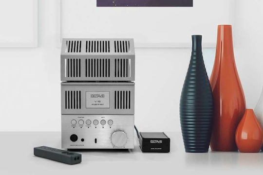 Octave V16 Single Ended Λαμπάτος Ολοκληρωμένος Ενισχυτής Hi-Fi Stereo 11163 Ασημί