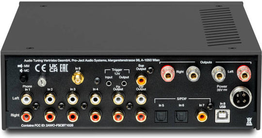Pro-Ject Audio Maia DS3 Integrated Hi-Fi Amplifier Stereo 140W/4Ω 80W/8Ω Black