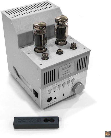 Octave V16 Single Ended Λαμπάτος Ολοκληρωμένος Ενισχυτής Hi-Fi Stereo 11163 Ασημί
