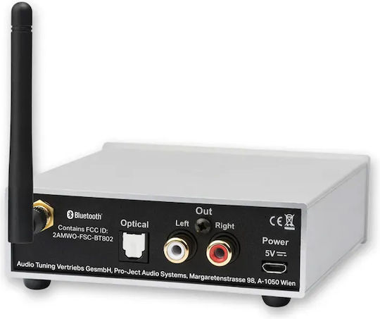 Pro-Ject Audio Bluetooth Box S2 Bluetooth Receiver Ασημί
