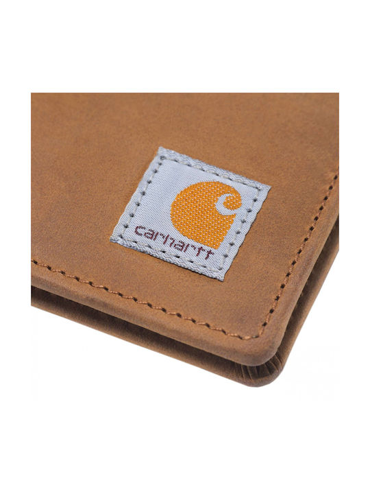 Carhartt Men's Leather Wallet Brown