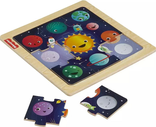 Ξύλινο Παιδικό Puzzle Διάστημα 9pcs Fisher Price