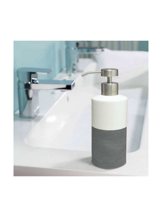 Sealskin Doppio Dispenser από Πορσελάνη Γκρι 325ml