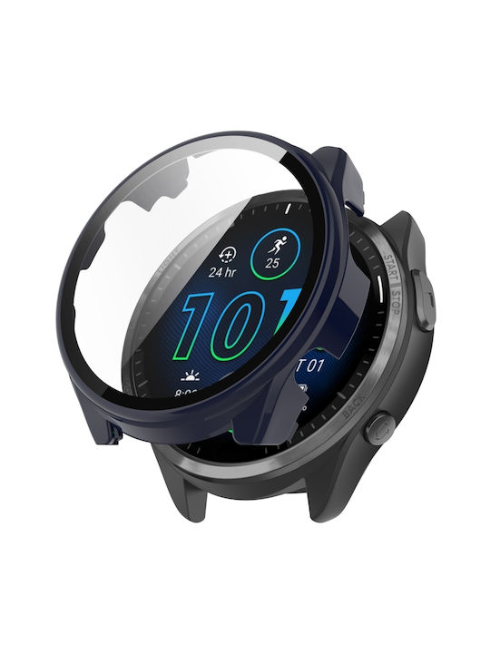 Garmin Forerunner 965 PC + Eingebaute Schutzhülle für Uhr Elfenbein
