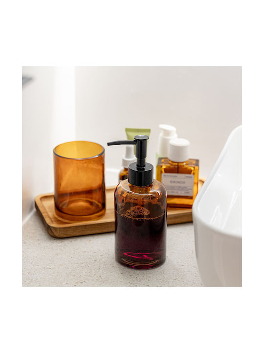 Estia Amber Dispenser Glass Brown 330ml