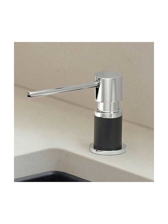 Blanco Lato Εντοιχιζόμενο Dispenser για την Κουζίνα Μεταλλικό Black/Chrome 300ml