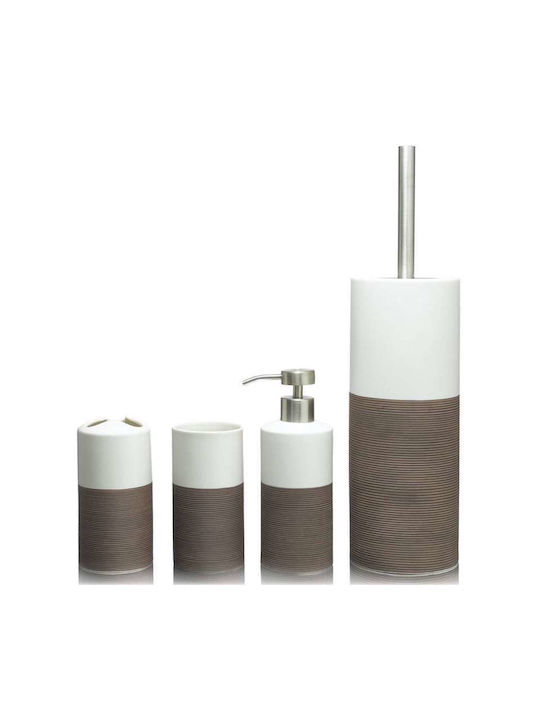 Sealskin Doppio Dispenser από Πορσελάνη Καφέ 325ml