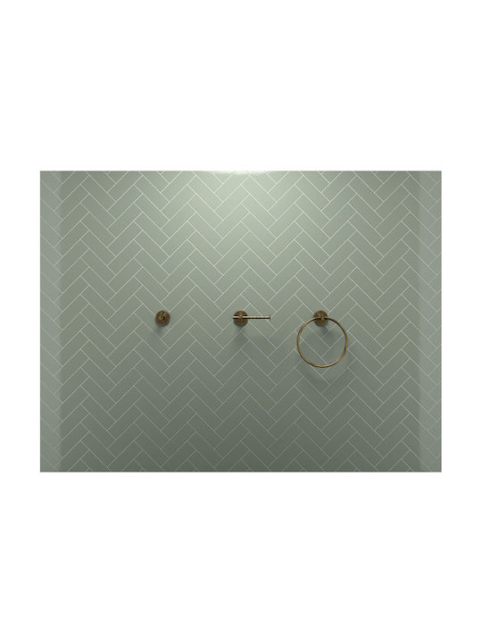 Verdi Wall-mounted Dispenser Glass Gold 500ml