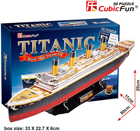 Titanic Puzzle 3D 113pcs