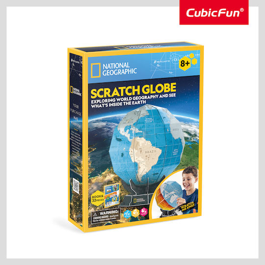 Cubic Fun Cubic Fun Puzzle 3d National Geographic Globe