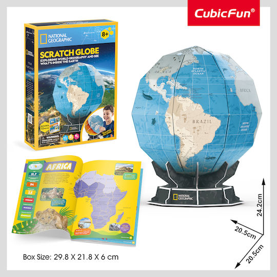 Cubic Fun Cubic Fun Puzzle 3D National Geographic Globus